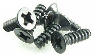 3X10mm Steel FH TP Screw (cross) (6) -  116310CR-nuts,-bolts,-screws-and-washers-Hobbycorner