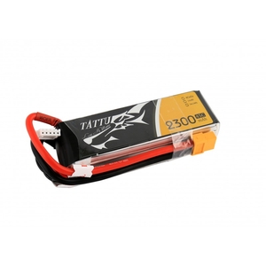 Tattu 2300mAh 4S 45C With XT60 106x33x29mm 230g -  TA23004S45- XT60-batteries-and-accessories-Hobbycorner