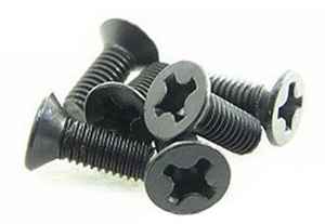 4 x 16mm Flat Head Screw (cross) (6) -  126416CR-nuts,-bolts,-screws-and-washers-Hobbycorner