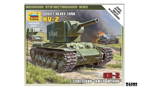 1- 100 SOVIET TANK KV- 2 -  Z6202-model-kits-Hobbycorner