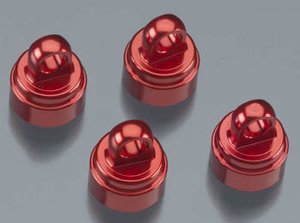 Red anodized aluminum Shock caps - 7367X-rc---cars-and-trucks-Hobbycorner