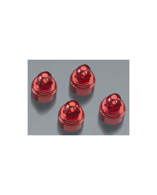 Red anodized aluminum Shock caps - 7367X