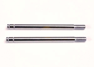 Steel Shock Shafts chrome finish Long x2 - 1664-rc---cars-and-trucks-Hobbycorner