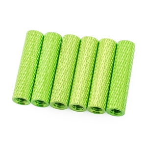 20mm Alloy Textured Spacers - 6 - Green-drones-and-fpv-Hobbycorner