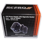 Power Supply 240VAC, 12V 2A DC. Female cigarette socket - RCP-12V2ACIG