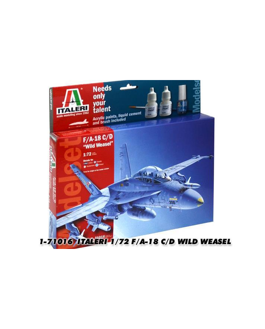 1/72 F/A-18CD Wild Weasel Model Set - 1-71016