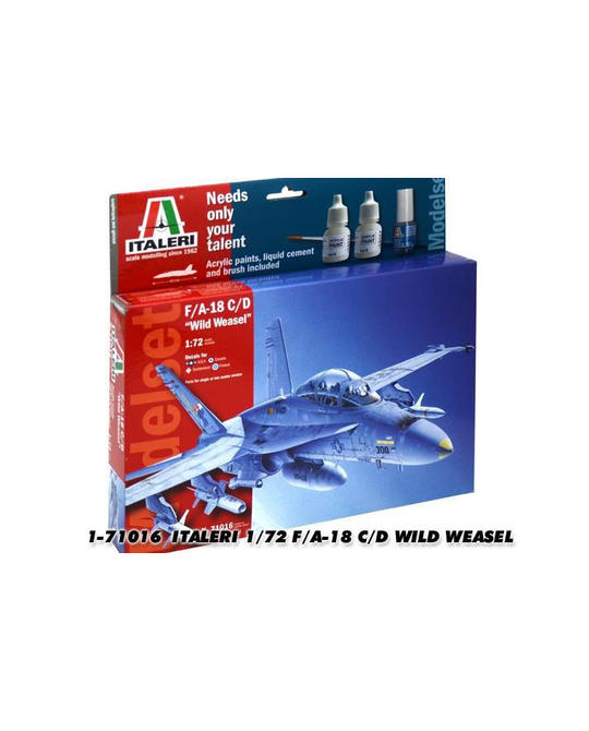 1/72 F/A-18CD Wild Weasel Model Set - 1-71016