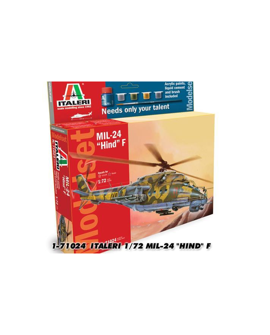 1/72 MIL-24 Hind F Heli Model Set - 1-71024