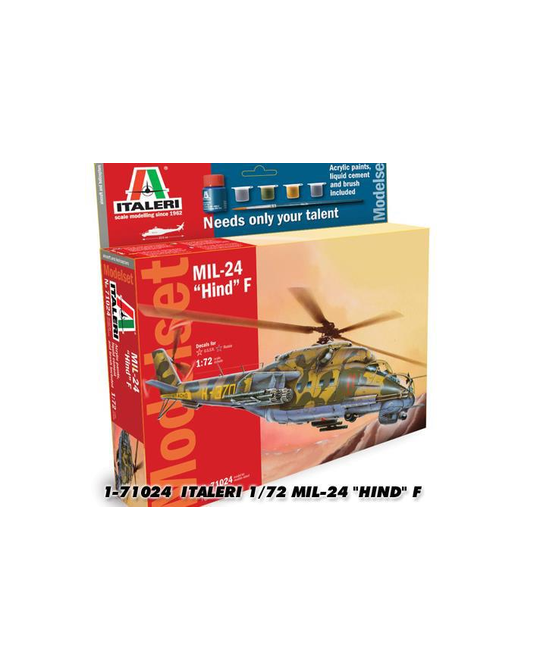 1/72 MIL-24 Hind F Heli Model Set - 1-71024