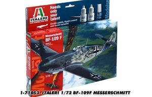 1/72 Messerschmitt BF109F Model Set - 1-71053-model-kits-Hobbycorner