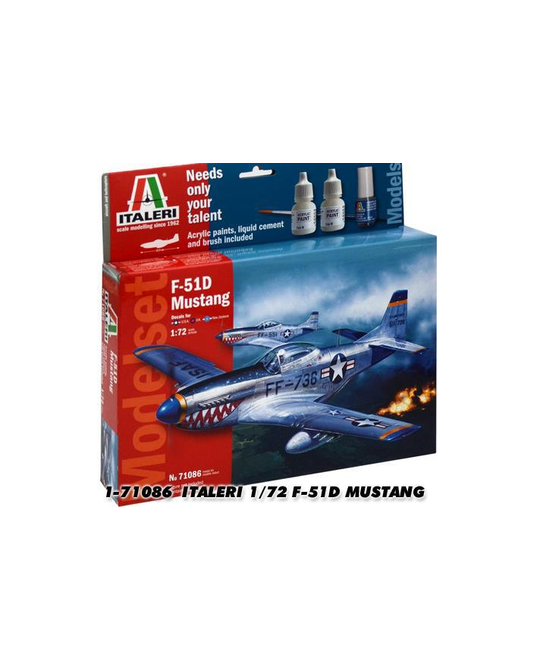 1/72 P-51 D Mustang Model Set - 1-71086