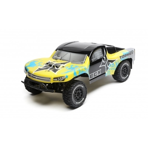 1/10 2WD Torment Yellow/Black/Blue RTR Lipo Ready - ECX03133AUT2-rc---cars-and-trucks-Hobbycorner