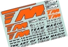Team Magic Sticker - Orange - 145x105mm - 118003O