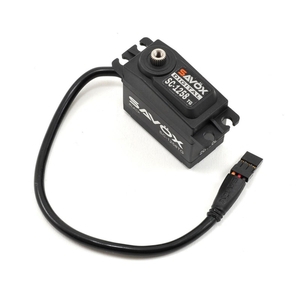 New Black Standard size 12kg/cm, .08sac, 6.0V Coreless Digital Servo - SC-1258TG-BLACK-servos-Hobbycorner