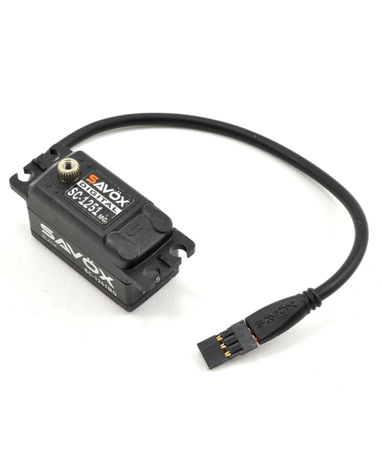 New Black LOW Profile Coreless Digital Servo,9kg/cm, 0.09 sec, 6.0V - SC-1251MG-BLACK