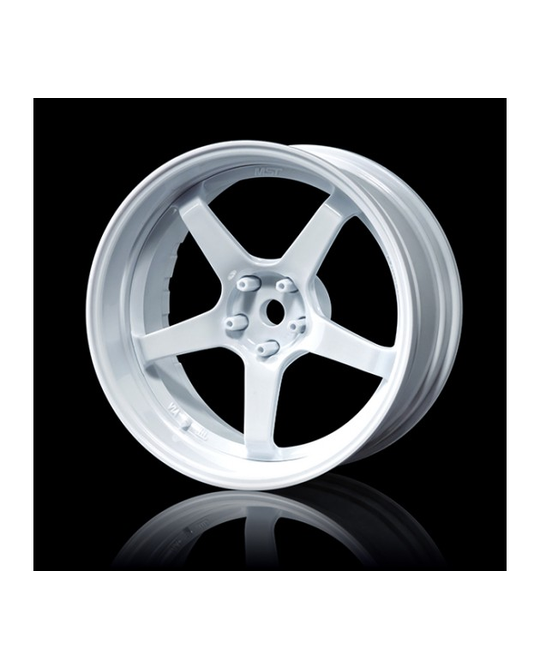 Adjustable Offset - White - 5 Spoke x4 - 102098WW-WG