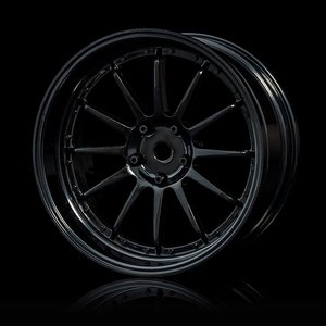 MST Adjustable Offset Blk/Blk 6 Spoke x4 - 102090BK-wheels-and-tires-Hobbycorner