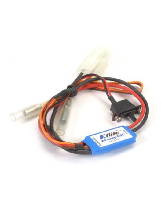 20-Amp Mini Brushed ESC with Brake - EFLA105