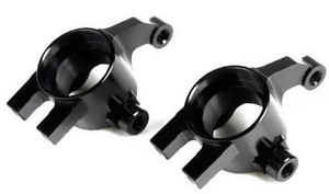 E4D Aluminium Steering Block Black 2pcs - K2156BK-rc---cars-and-trucks-Hobbycorner