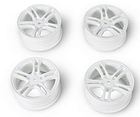 1/10 5 Spoke White rims 12mm Hex - 503315W