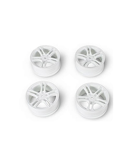 1/10 5 Spoke White rims 12mm Hex - 503315W