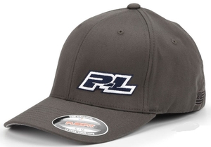 Pro-Line Gray FlexFit Hat (S-M) - 9822-00-apparel-Hobbycorner