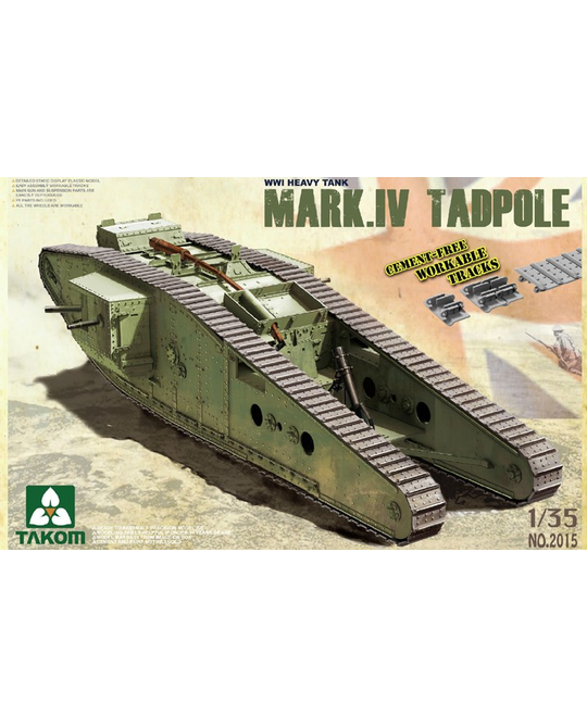 1/35 WWI Heavy Battle Tank MK IV Tadpole - TAK2015