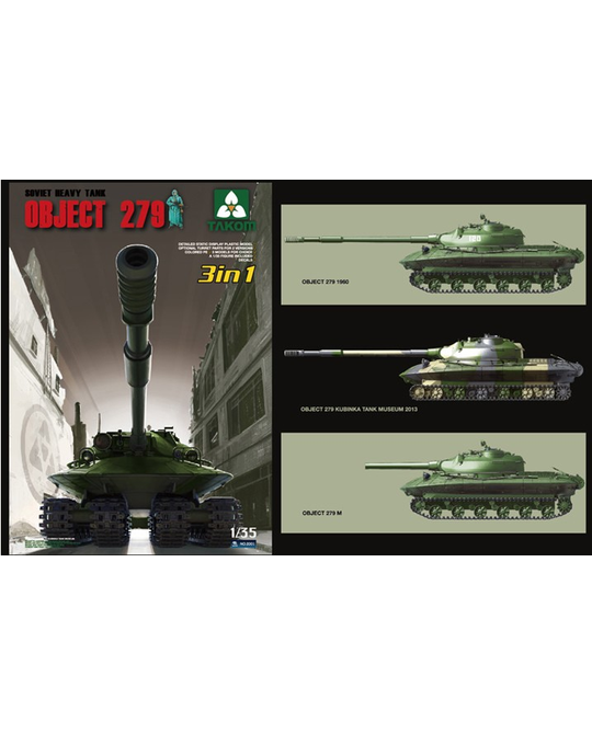 1/35 Soviet Heavy Tank 3n1 - TAK2001
