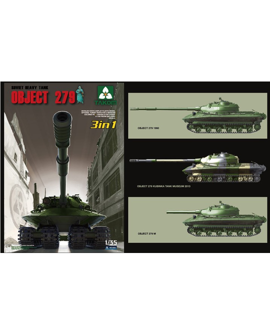 1/35 Soviet Heavy Tank 3n1 - TAK2001