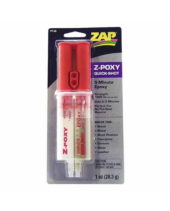Z-Poxy Quick Shot Dual Syringe 28.3g - ZAPPT37