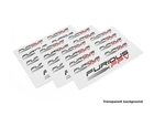 Stickers 105 x 150mm x3  - transparent background - FPV-ST002