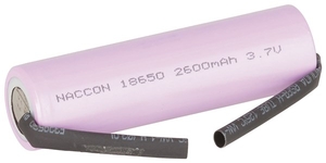 18650 Rechargeable Li-Ion Battery 2600mAh 3.7V Solder Tag-batteries-and-accessories-Hobbycorner