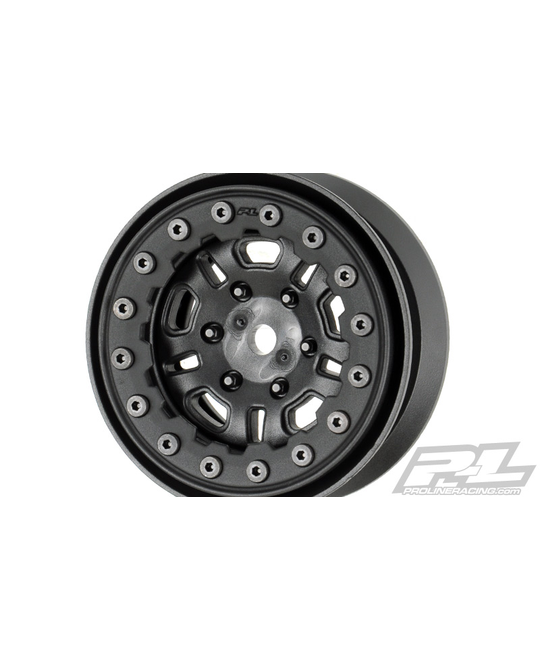 FaultLine 1.9" Black/Black Bead-Loc 10 Spoke Front or Rear Wheels - for Rock Crawlers