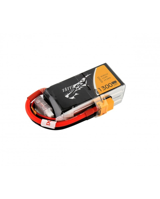 1300mAh 4S 75c 14.8v With XT60 - TA1300-4S75-R