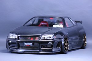 NISSAN SKYLINE R34 GT-R Vspec2 1/10 Body - PAB-131-rc---cars-and-trucks-Hobbycorner