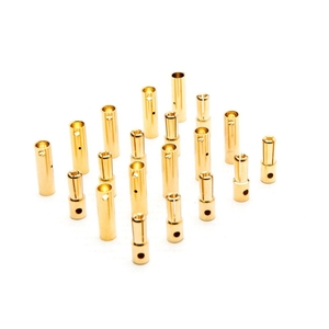 4mm Gold Bullet Connector Set x10 - DYNC0087-connectors-Hobbycorner