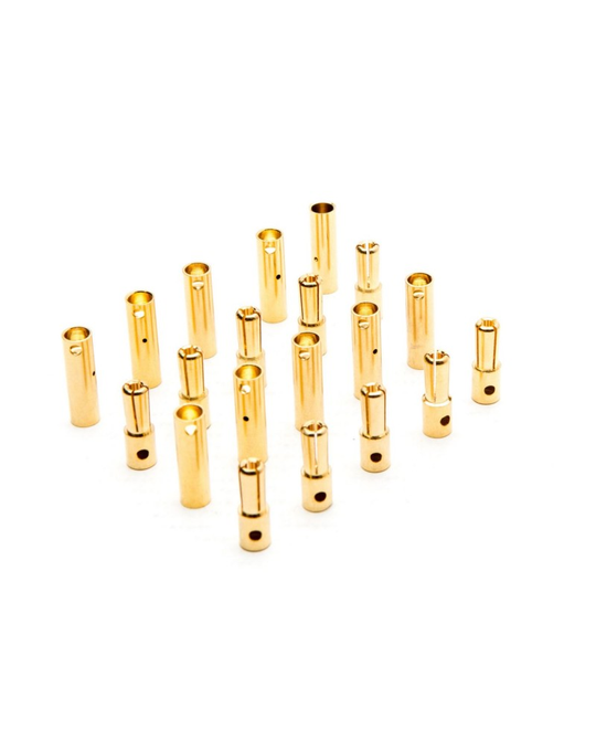 4mm Gold Bullet Connector Set x10 - DYNC0087