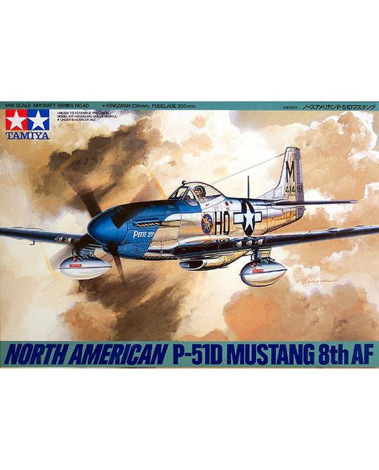 1/48 P51-D Mustang 8th Air Force - 61040