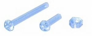 25mm x 3mm Nylon Screws 10 pk - HP0142-nuts,-bolts,-screws-and-washers-Hobbycorner