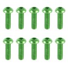 M3x6mm Aluminium Screws 10pcs - Green