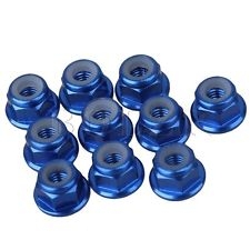 M3 Hex Locknuts Aluminium Blue-nuts,-bolts,-screws-and-washers-Hobbycorner
