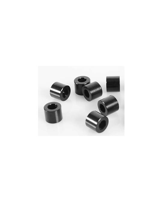 Aluminium Spacer M3x5mm - 4pcs - Black