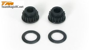 E4 -  Nylon 18T Pulley (2 pcs) -  503222-rc---cars-and-trucks-Hobbycorner