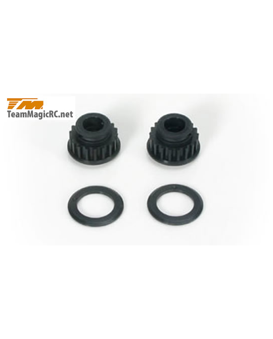 E4 -  Nylon 18T Pulley (2 pcs) -  503222