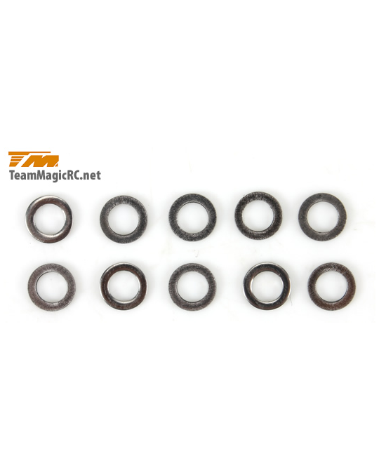 Washers -  3.1 x 4.8 x 0.5mm (10 pcs) -  116226