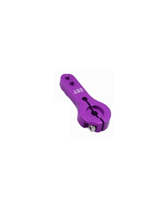 25T Ali CNC Servo Arm with 2.5x8 screw - Purple