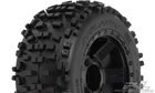 Badlands 3.8" All Terrain Tires Mounted - Traxxas Style Bead