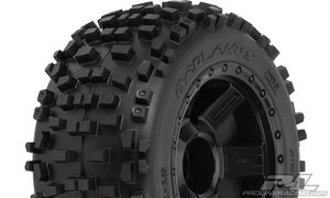 Badlands 3.8" All Terrain Tires Mounted - Traxxas Style Bead-wheels-and-tires-Hobbycorner