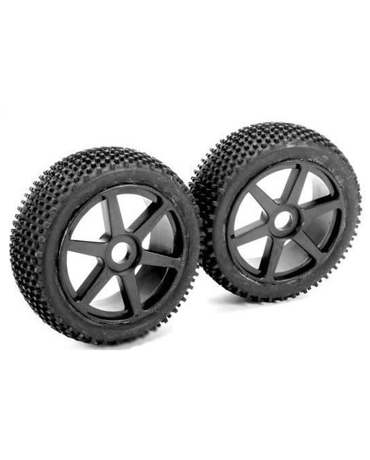 1/8B Mounted Black Wheels 17mm Hex