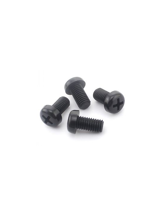 Nylon Screw - Philips - Black -  M3x6mm - x20